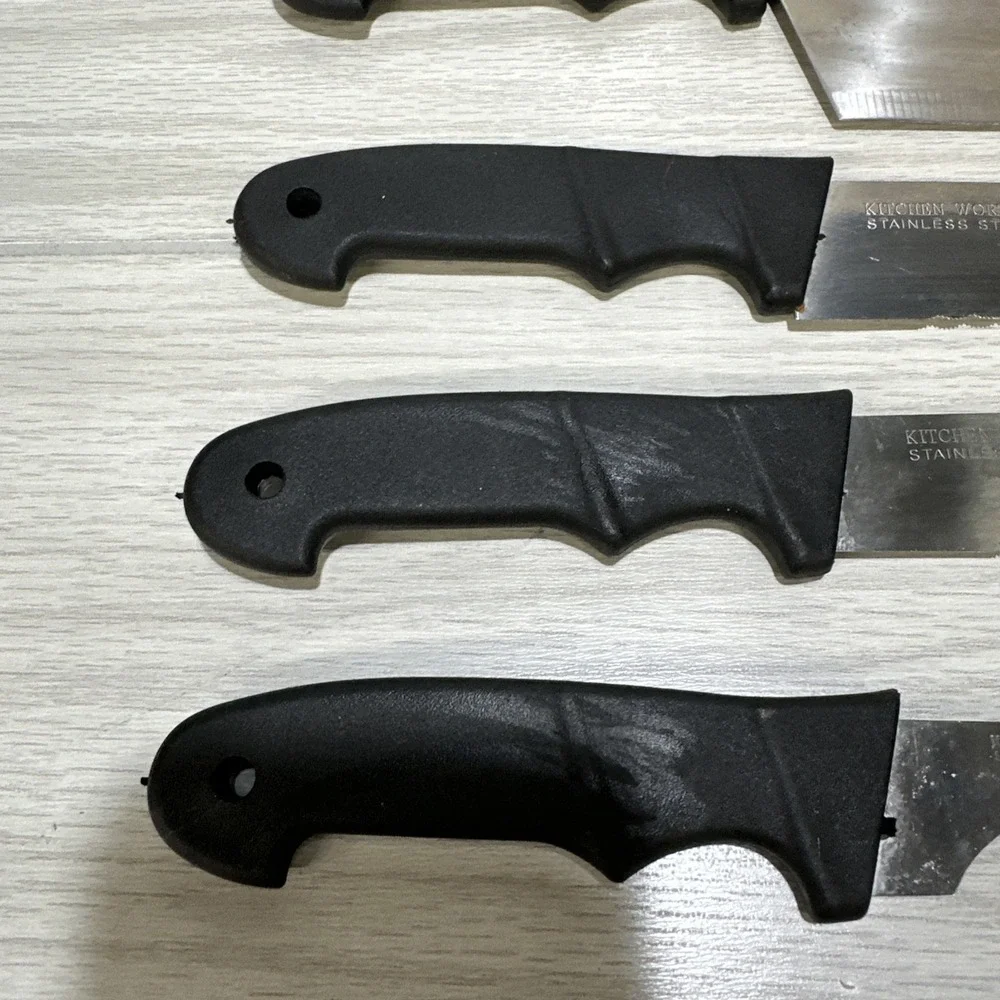 Kitchen Worthy Kitchen Knives (Set of 4) Stainless Steel‎ Plastic Handle